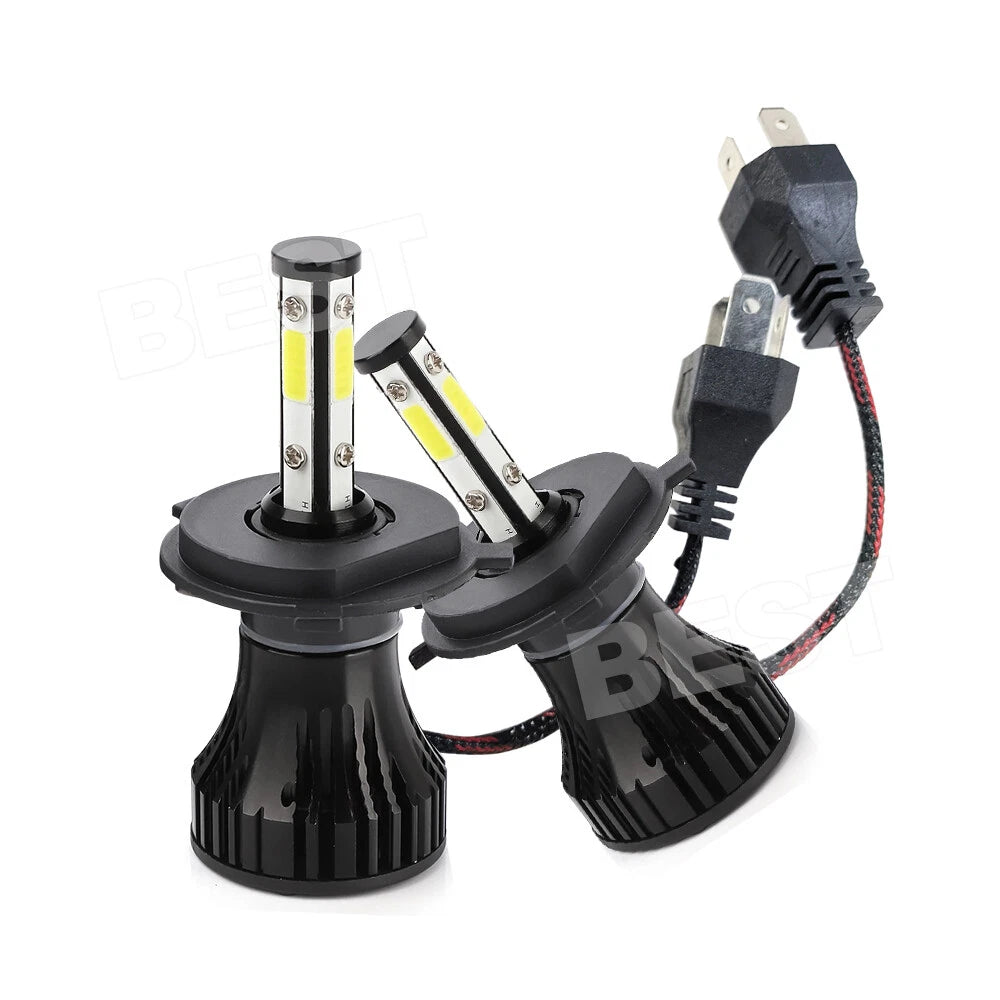 2500W 375000LM 6000K HID 9003 LED Headlight kit Lamp Bulb Globes High Low Beam - view 1