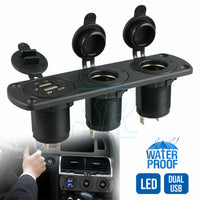12V Cigarette Lighter Socket Adapter Power Plug DC USB Charger Car Boat Caravan - view 4