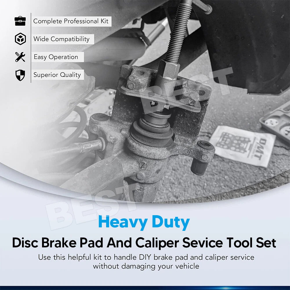 23PCS High Quality Durable Disc Brake Wind Back Tool Kit & Ratchet Caliper - view 3