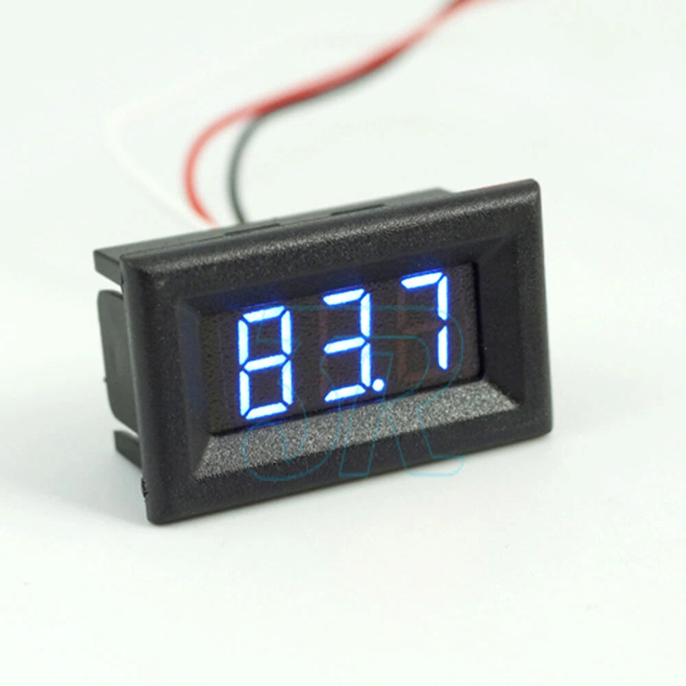 LED Display Digital Voltmeter 0-100V Car Gauge Voltage Volt Panel Meter 3 Wire - view 2