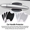 Black/SilverCar Door Handle Protector Film AntiScratch Sticker Accessories Trims