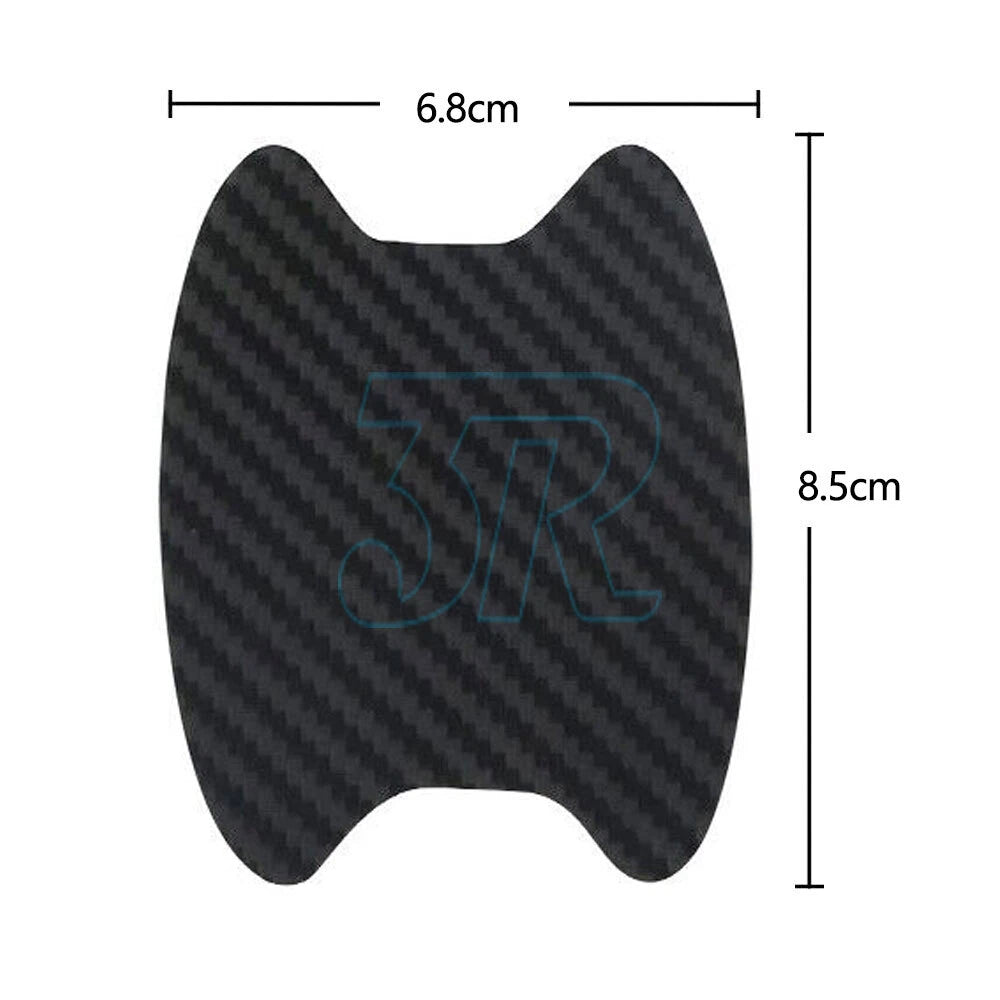 Black/SilverCar Door Handle Protector Film AntiScratch Sticker Accessories Trims - view 8