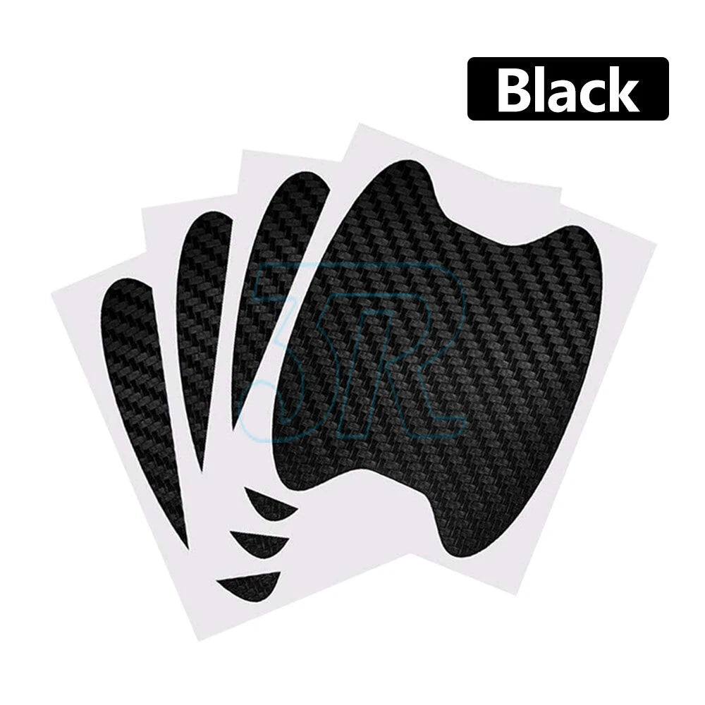 Black/SilverCar Door Handle Protector Film AntiScratch Sticker Accessories Trims - view 10