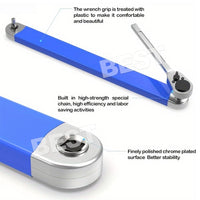 Spanner Extension Wrench Set Offset Ratchet Spanner Extender with-Adapter Socket - view 2
