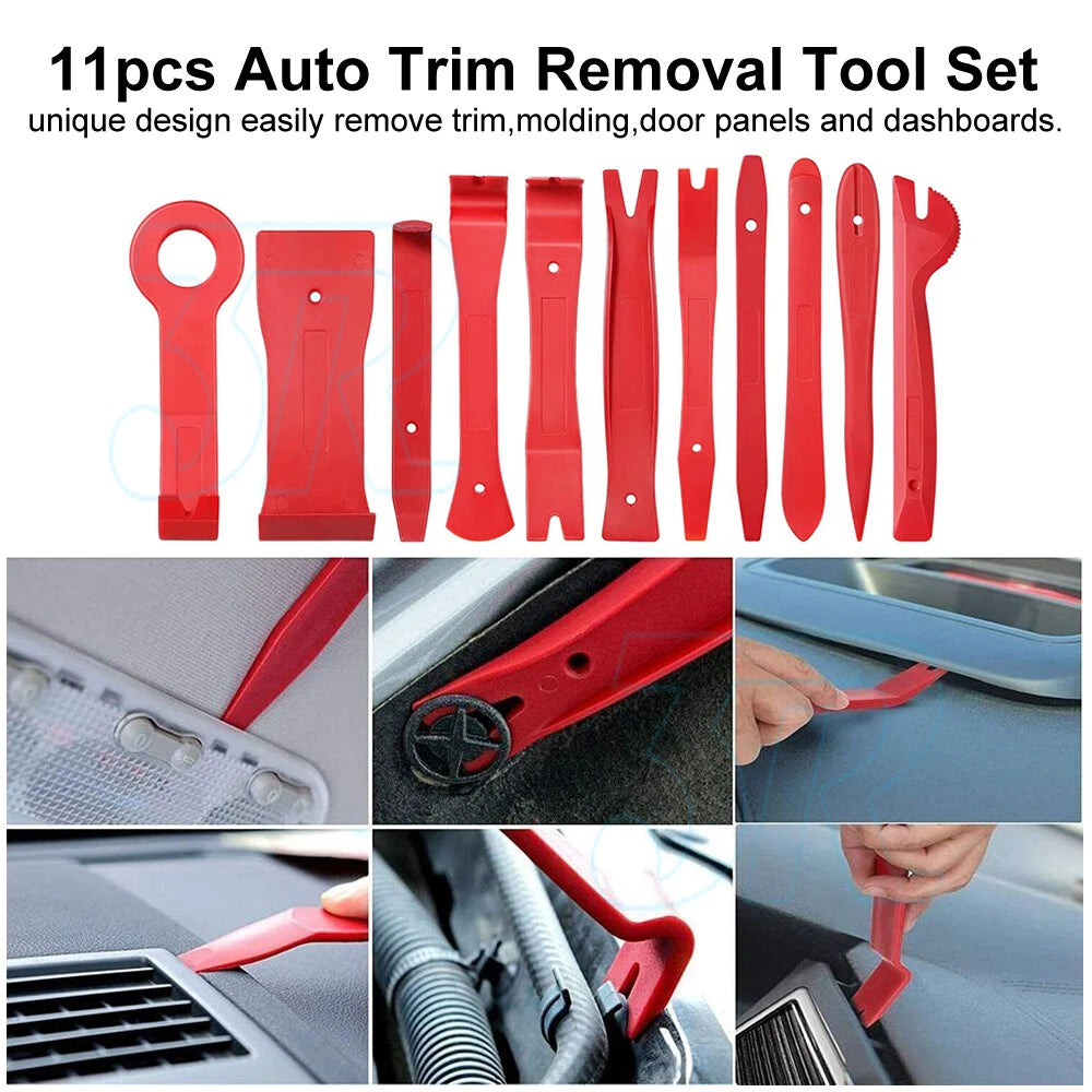 Car Trim Removal Tool Kit Auto Hand Tools Pry Bar Dash Panel Door Interior - view 3