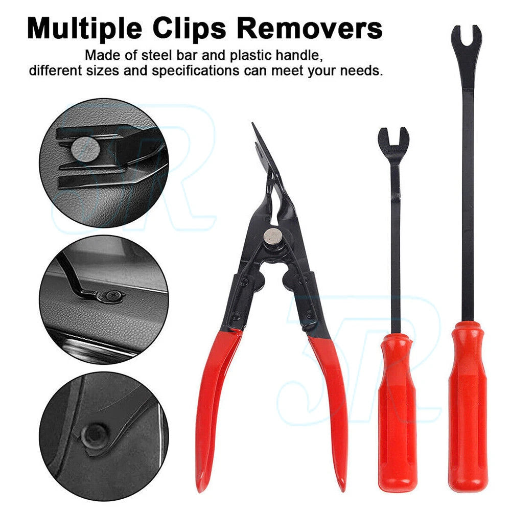 Car Trim Removal Tool Kit Auto Hand Tools Pry Bar Dash Panel Door Interior - view 5