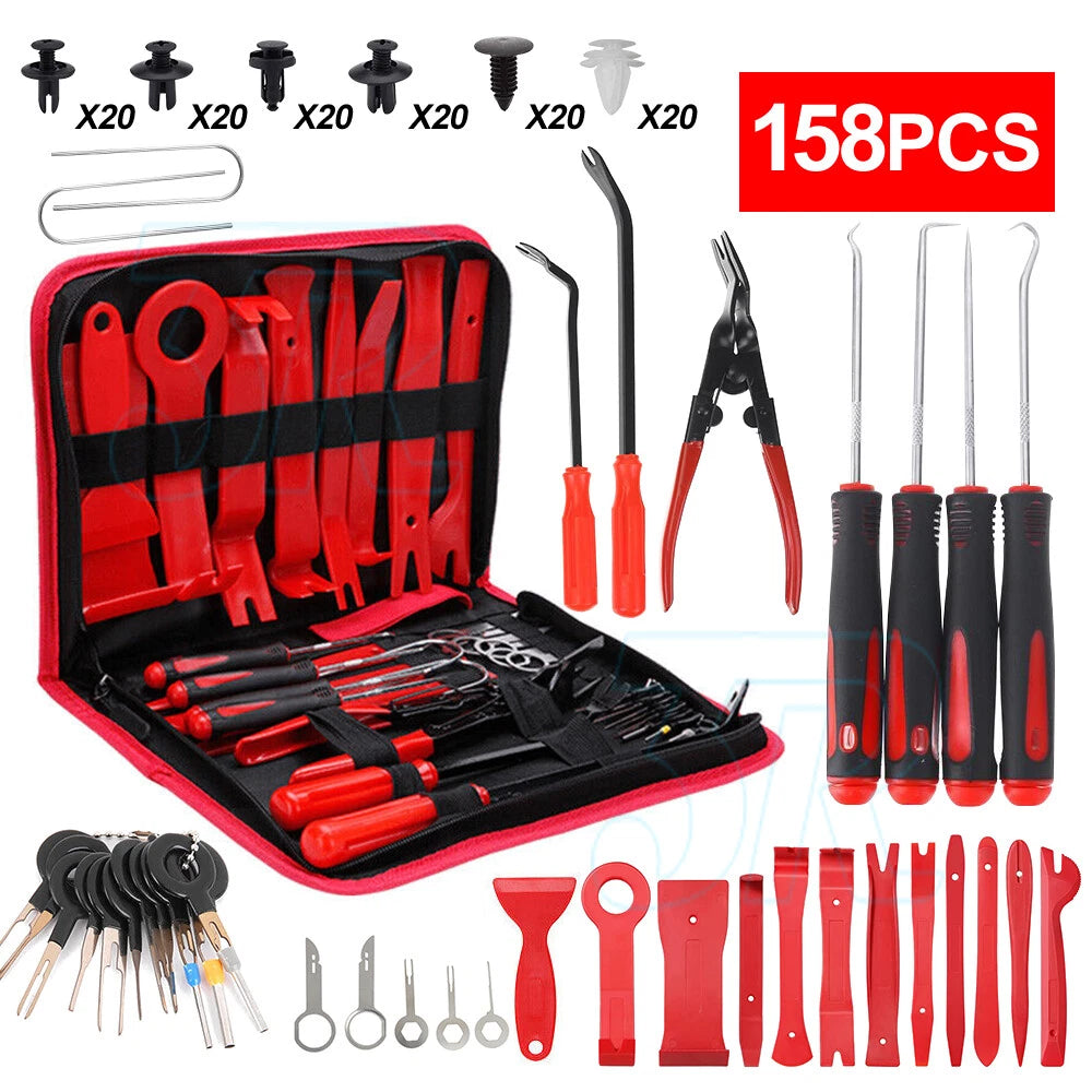 Car Trim Removal Tool Kit Auto Hand Tools Pry Bar Dash Panel Door Interior - view 13