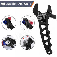 3AN-12AN Multitool Adjustable Aluminum Alloy Wrench Fitting Spanner Repair Tool - view 4