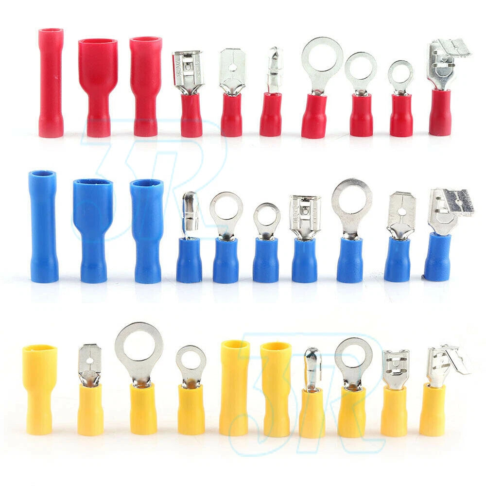 720pcs Crimp Terminals Insulated Electrical Wire Butt Connector Assorted Kit - view 3