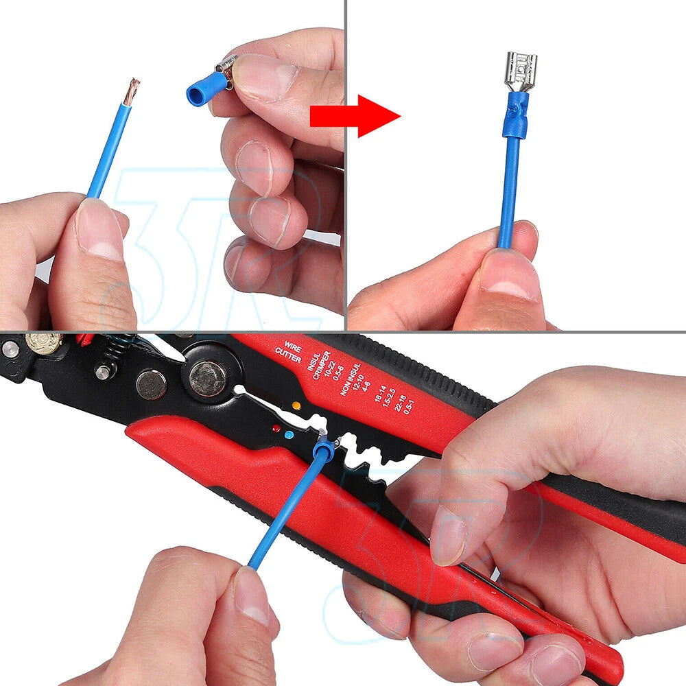 720pcs Crimp Terminals Insulated Electrical Wire Butt Connector Assorted Kit - view 4