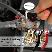 Pair 12V 4-Way Car Battery Terminals Isolator Batteries Connector Clamp Caravan - view 5