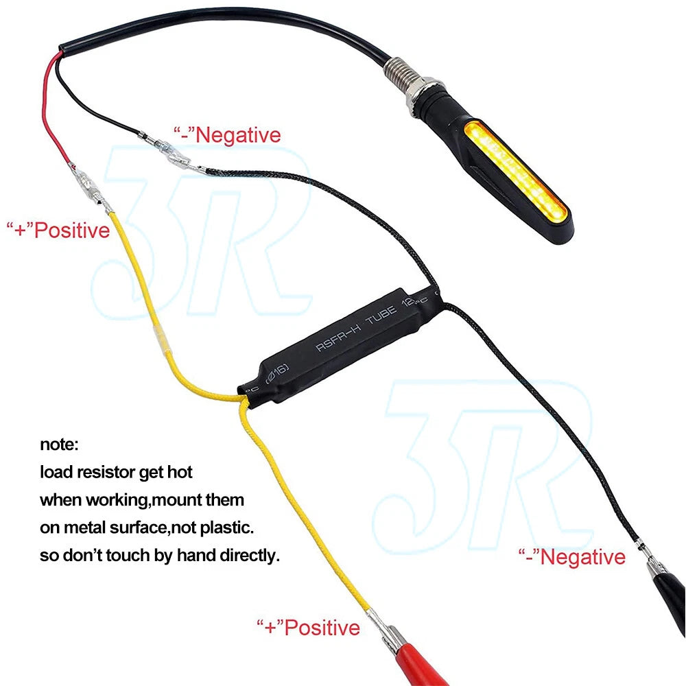 Load Resistor Indicator Motorcycle Turn Signal Flash Blinker Error Fixing 4X LED - view 2