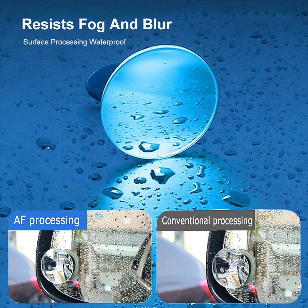 8x Blind Spot Car Mirror Rimless Wide Angle Convex Mirrors Frameless Glass - view 7