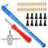 43pcs Car Tyre Valve Stem Puller base Quick Remover Tire Repair Installer Tool
