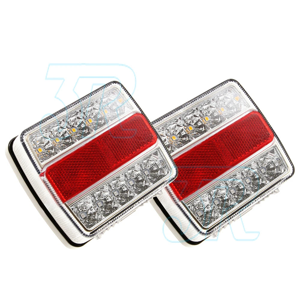 2X Submersible Waterproof 32 LED Stop Tail Lights Kit Boat Truck Trailer lights - view 1