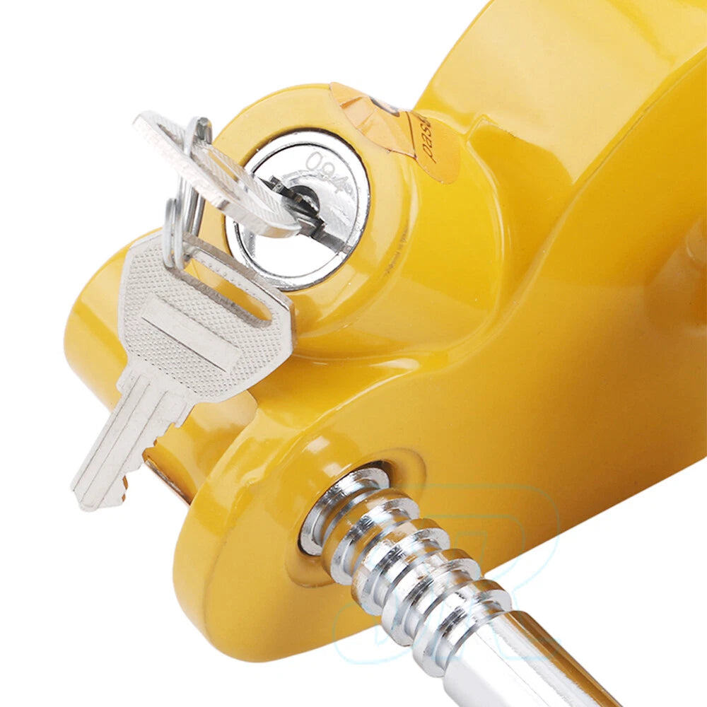 Trailer Parts Coupling Lock Universal Hitch Tow Ball 2 Keys Caravan Antitheft - view 5