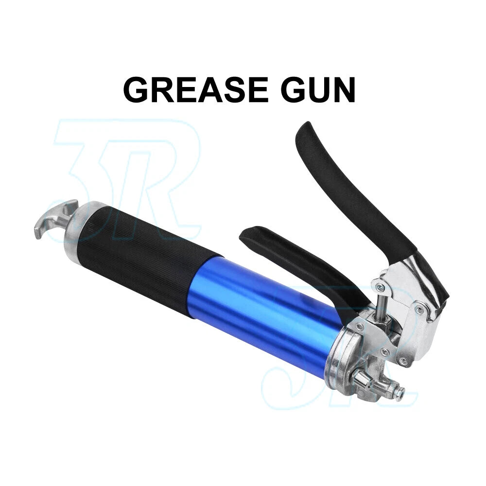 7000PSI Grease Gun Pressure Pistol Grip Dual Flow Flex Hose Industrial Quality - view 1