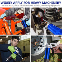 7000PSI Grease Gun Pressure Pistol Grip Dual Flow Flex Hose Industrial Quality - view 7