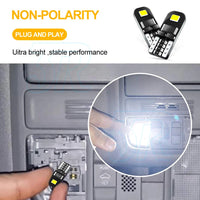 10PCS CANBUS Error Free T10 W5W 194 168 Wedge Interior LED Light Bulbs - view 3