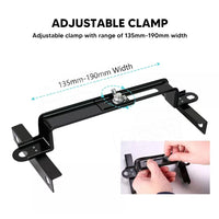 Universal Metal Car Battery Tray Adjustable Hold Down Clamp Bracket Kit Cycle - view 4