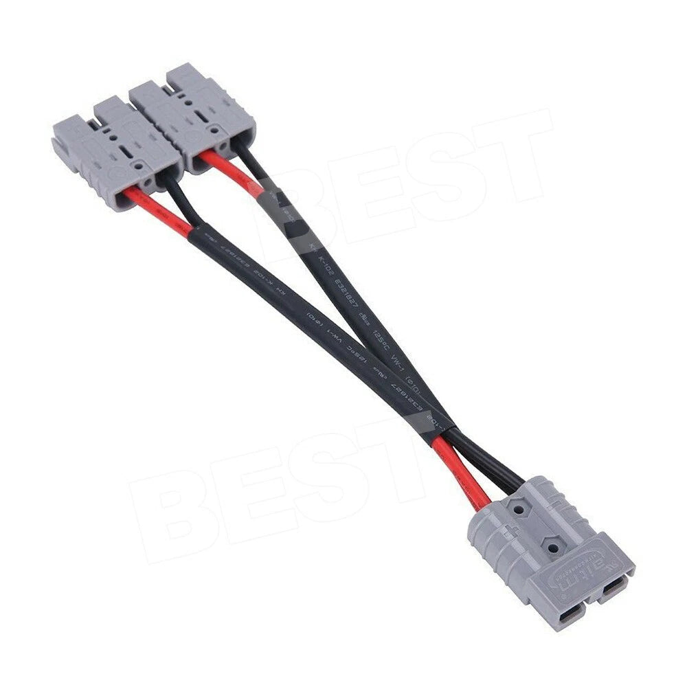 50 Amp Genuine Anderson Plug Connector Double Y Adapter 6mm Automotive Cable - view 1