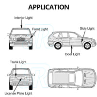 10pcs T10 LED 6SMD W5W 5630 168 194 Car Wedge Dash Canbus Parking Side Light 12V - view 5