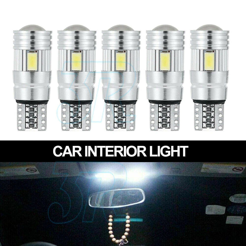 10pcs T10 LED 6SMD W5W 5630 168 194 Car Wedge Dash Canbus Parking Side Light 12V - view 6