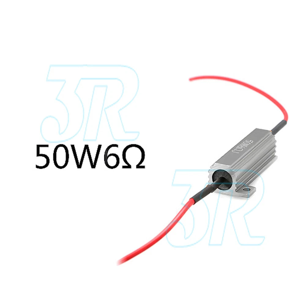 4X 50W DC 12V 6Ω LED Bulb Load Resistors Fix Turn Signal OBC Error Fast Blink - view 2