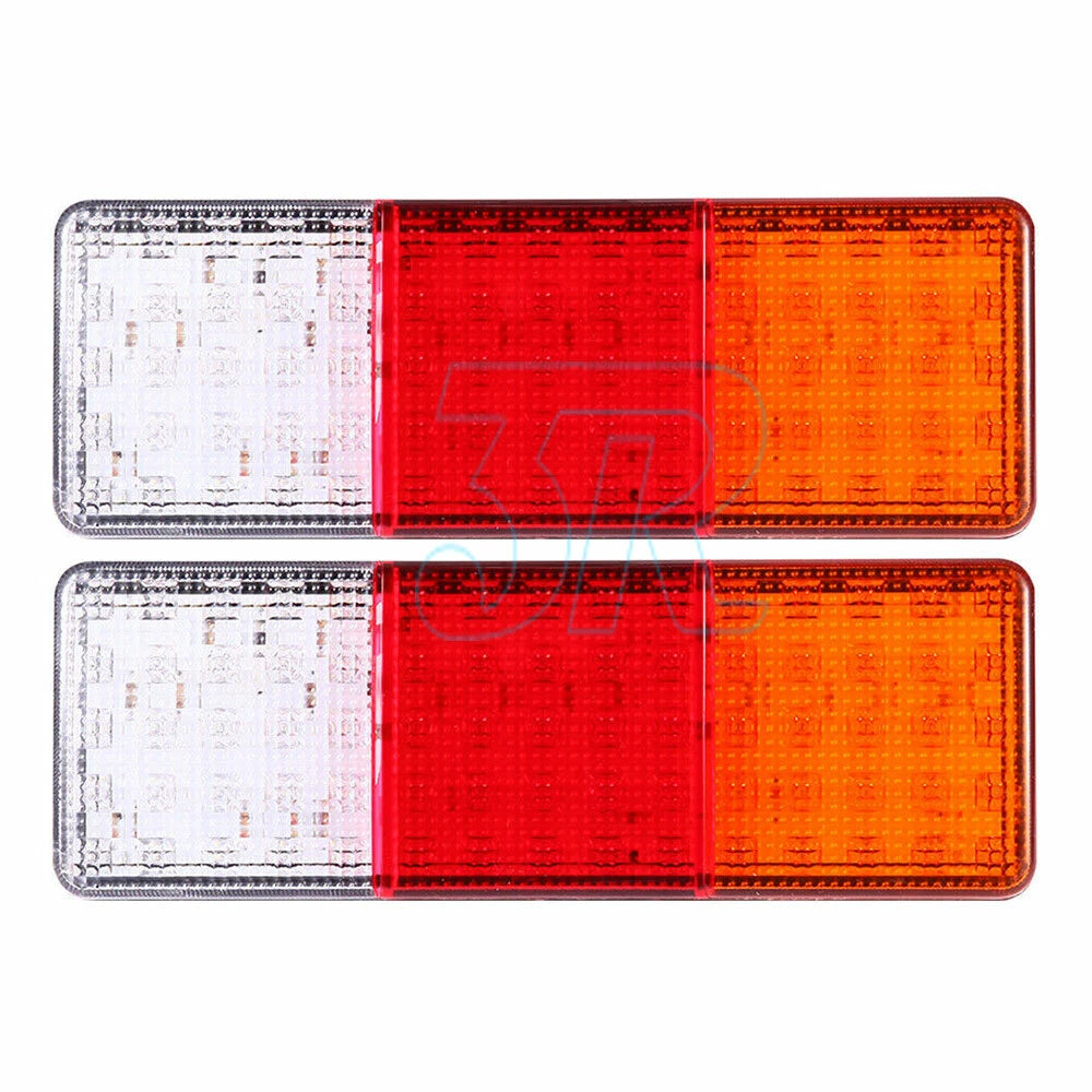 2X 12V 75 LED Lights Ute Trailer Caravan Truck Boat Stop Reverse Indicator - view 1