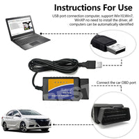 For Ford Forscan ELM327 USB Modified OBD2 Scanner MS-CAN HS-CAN Code Reader - view 5