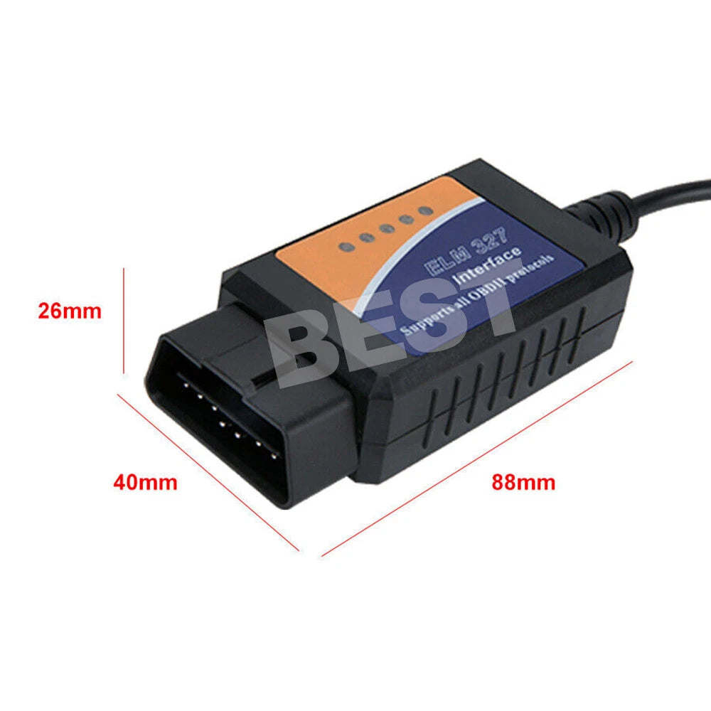 For Ford Forscan ELM327 USB Modified OBD2 Scanner MS-CAN HS-CAN Code Reader - view 8