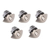 5X Half Moon Handle Caravan RV Cupboard/ Drawer Zinc Alloy Push Lock Latch Knob