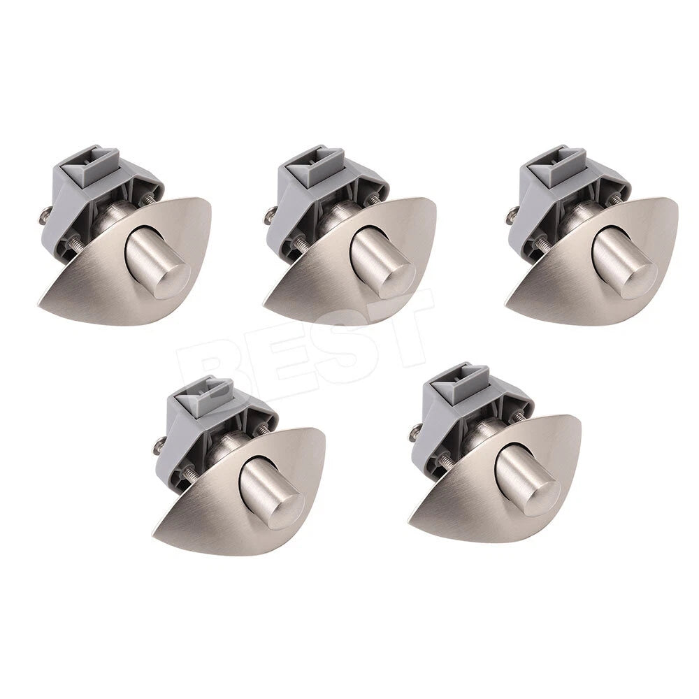 5X Half Moon Handle Caravan RV Cupboard/ Drawer Zinc Alloy Push Lock Latch Knob - view 1