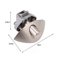 5X Half Moon Handle Caravan RV Cupboard/ Drawer Zinc Alloy Push Lock Latch Knob - view 7