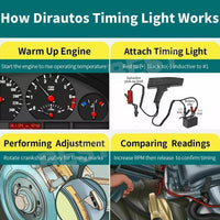 Auto Petrol Engine Ignition Inductive Timing Light Xenon Lamp Strobe Tester Gun - view 6