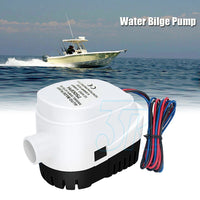 12V Boat Automatic Bilge Water Pump 750GPH Marine Submersible Float Switch - view 1