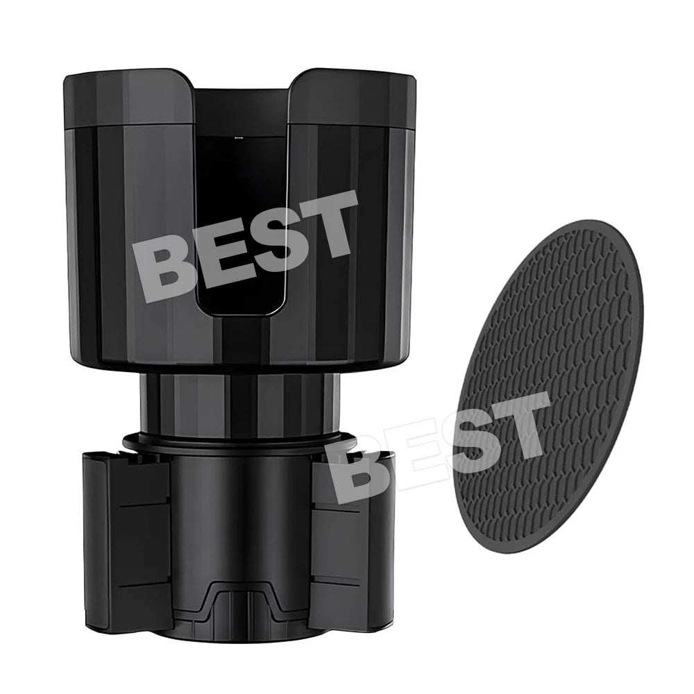 Car Cup Holder Expander Adapter for Bottles & Big Drinks Stable Fit for Car - view 1