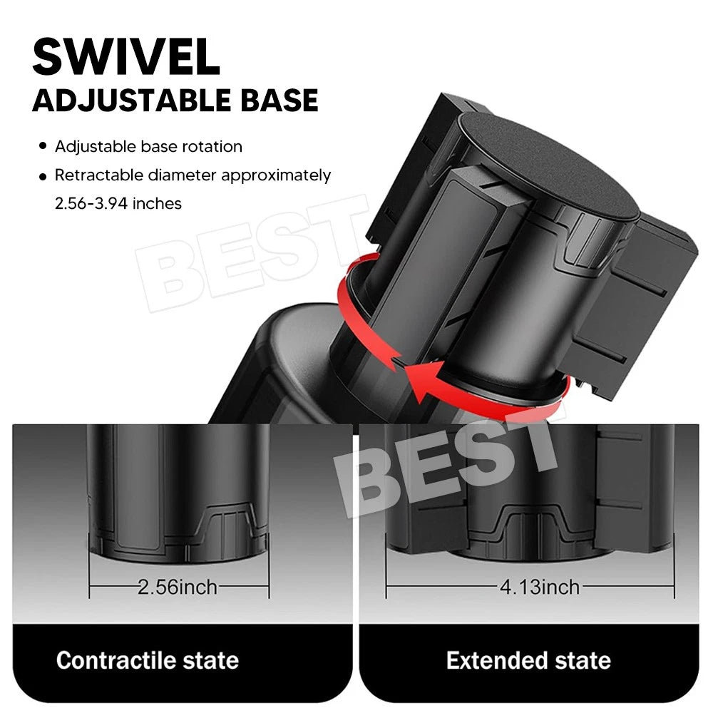 Car Cup Holder Expander Adapter for Bottles & Big Drinks Stable Fit for Car - view 4
