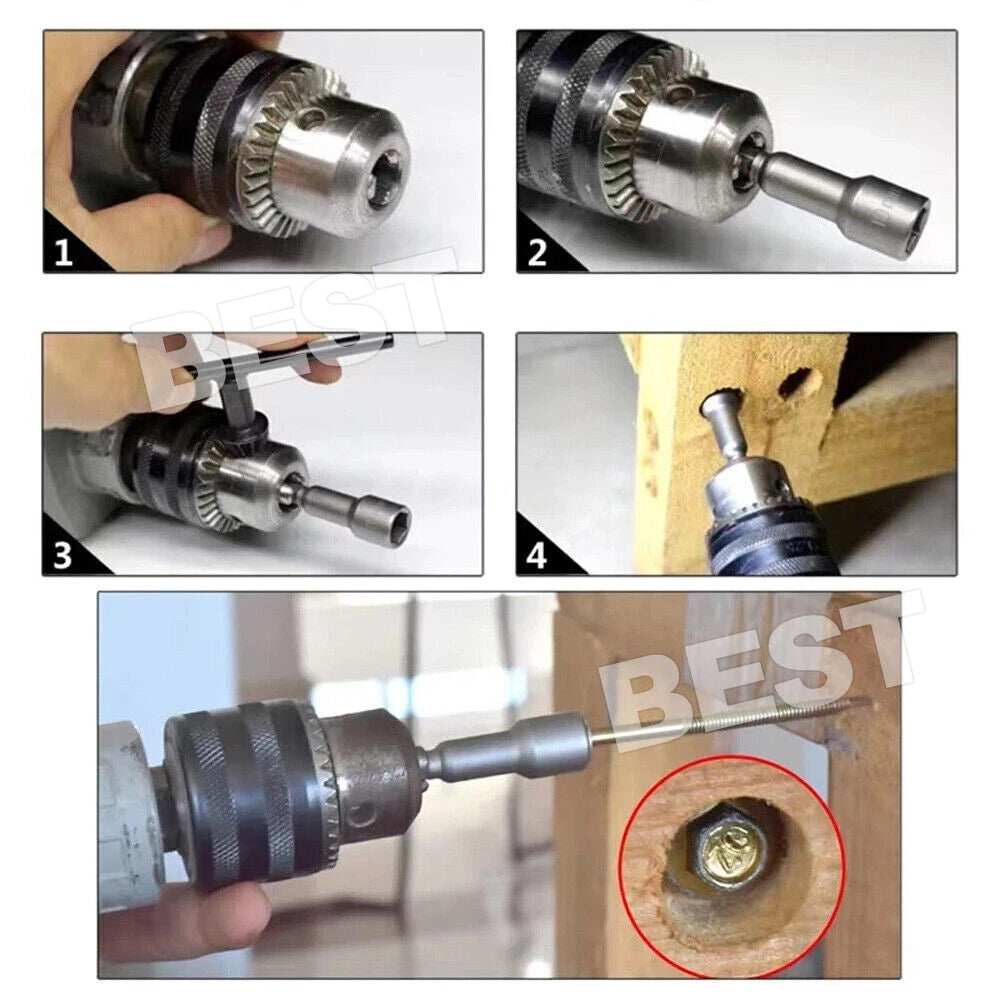 19 mm Caravan Leg Winder Magnetic Hexagon Socket Adaptor for Drill Impact Driver - view 7