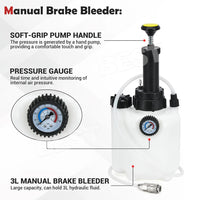 3L+ 1L Manual Brake Bleeder Fluid Changes Pump Clutch Bleeding System Tool Kit - view 2
