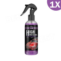 3in1 High Protection Quick Car Coat Ceramic Coating Spray Hydrophobic 100ML Set - view 10