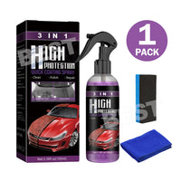 3in1 High Protection Quick Car Coat Ceramic Coating Spray Hydrophobic 100ML Set - view 14