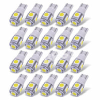 10x T10 LED W5W 194 168 5SMD Car Wedge Tail Parking Plate Light Bulb 12V - WHITE - view 10