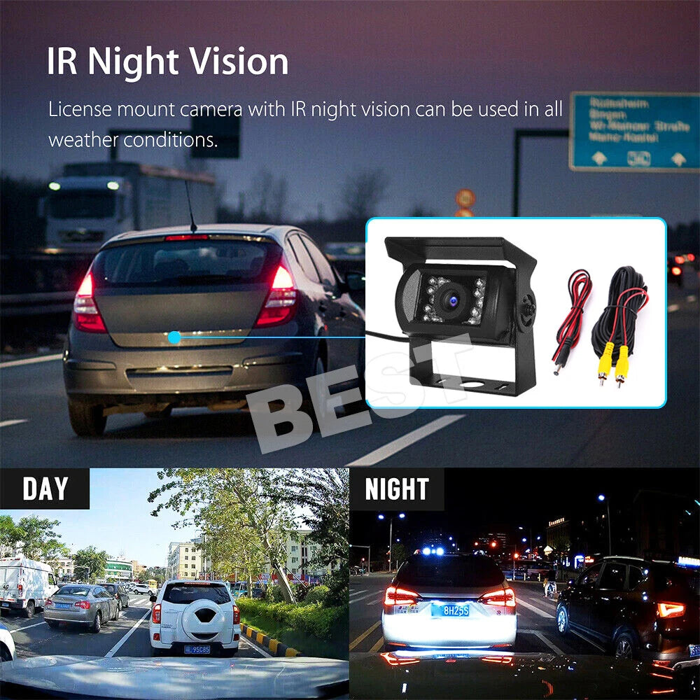 18 IR CCD Car Reverse Camera Heavy Duty Rear View Reversing Kit - view 11