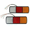 2x 75 LED Tail Lights Stop Indicator Reverse Lamp 12V Trailer Truck Ute Light
