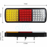 2x 75 LED Tail Lights Stop Indicator Reverse Lamp 12V Trailer Truck Ute Light - view 7