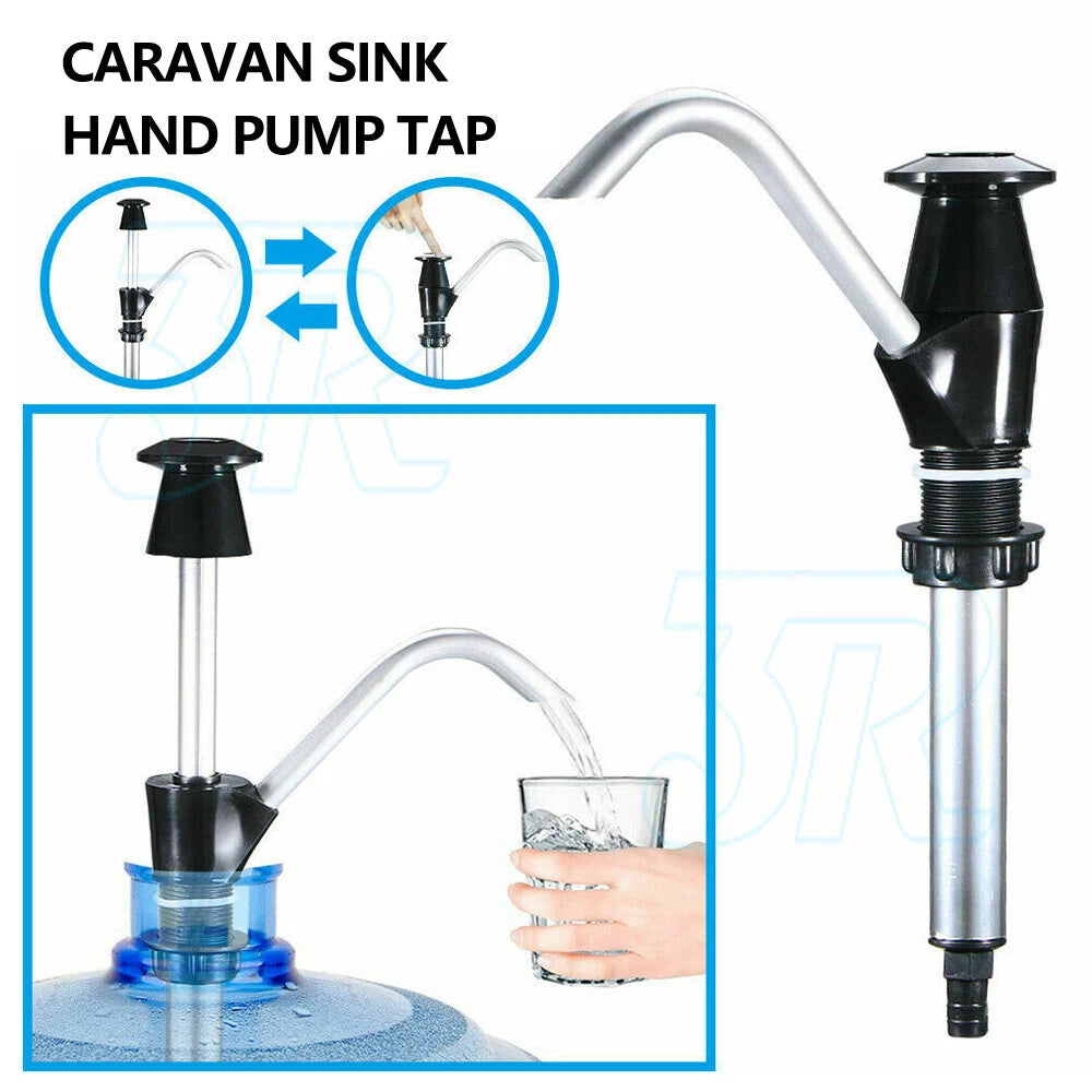 1x Caravan Sink Water Hand Pump Tap Replacement for Camping Trailer Motorhome - view 4