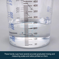 Graduated Paint Measuring Cups Resin Epoxy Ratios Mixing Cup Kits - view 6
