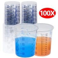 Graduated Paint Measuring Cups Resin Epoxy Ratios Mixing Cup Kits - view 11