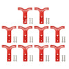 10PCS Red T Bar handle for Anderson style plug connectors tool 50AMP 12-24V